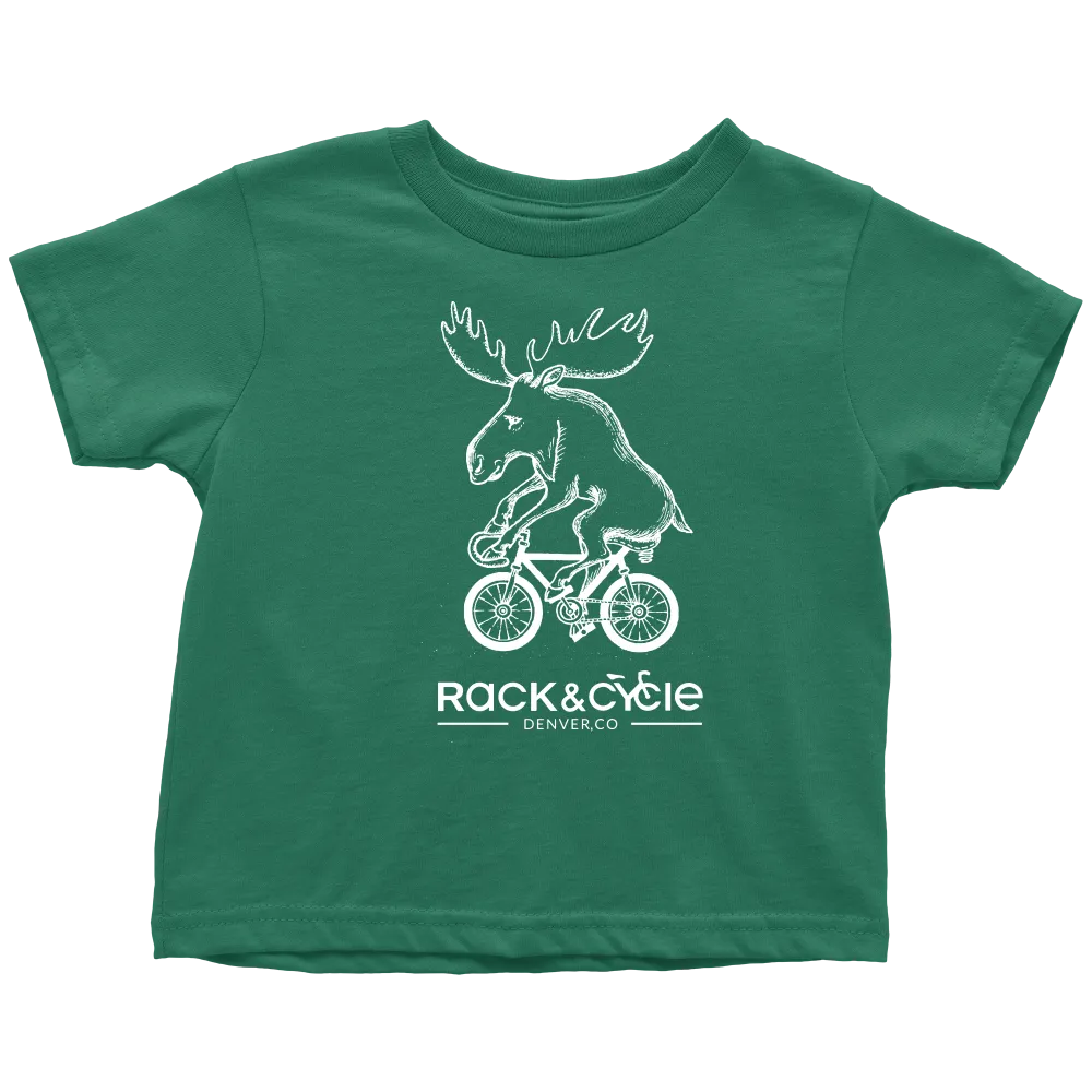 Toddler Moose T-Shirt (white ink)