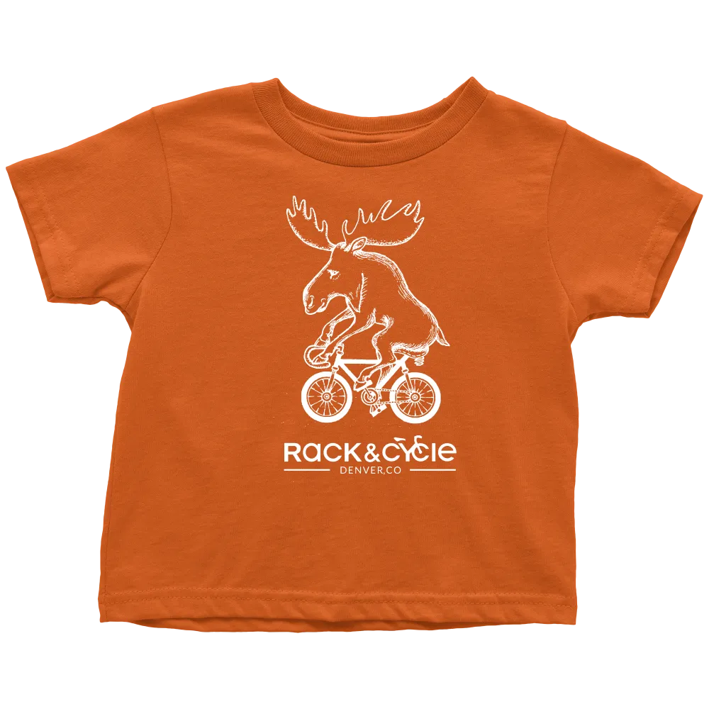 Toddler Moose T-Shirt (white ink)