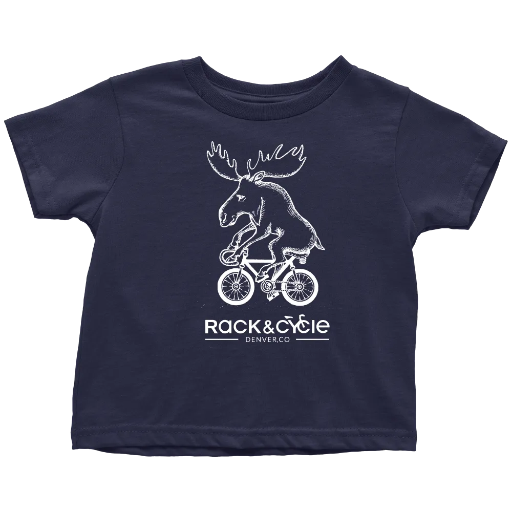 Toddler Moose T-Shirt (white ink)
