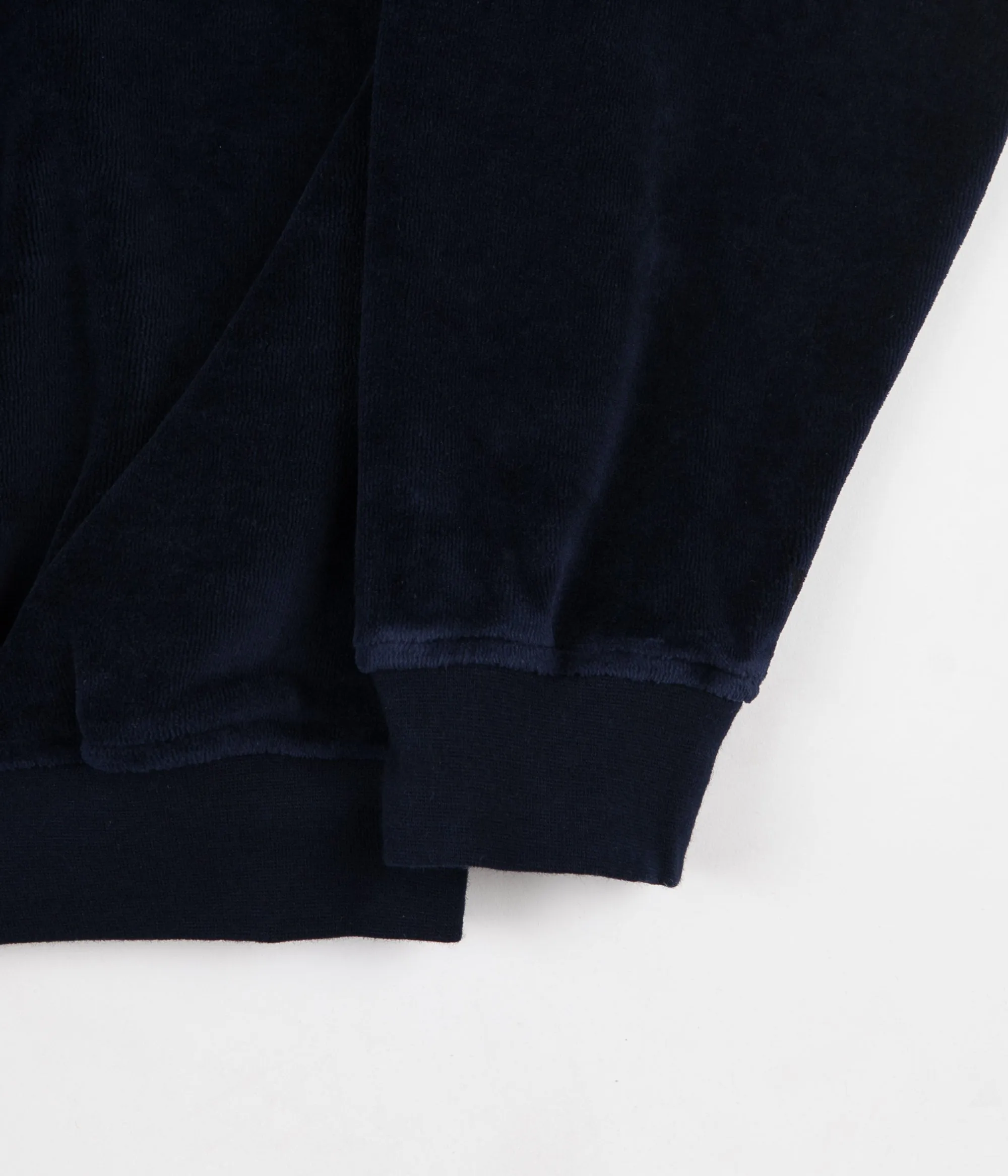 Yardsale Cruz Velour Track Jacket - Navy / Red