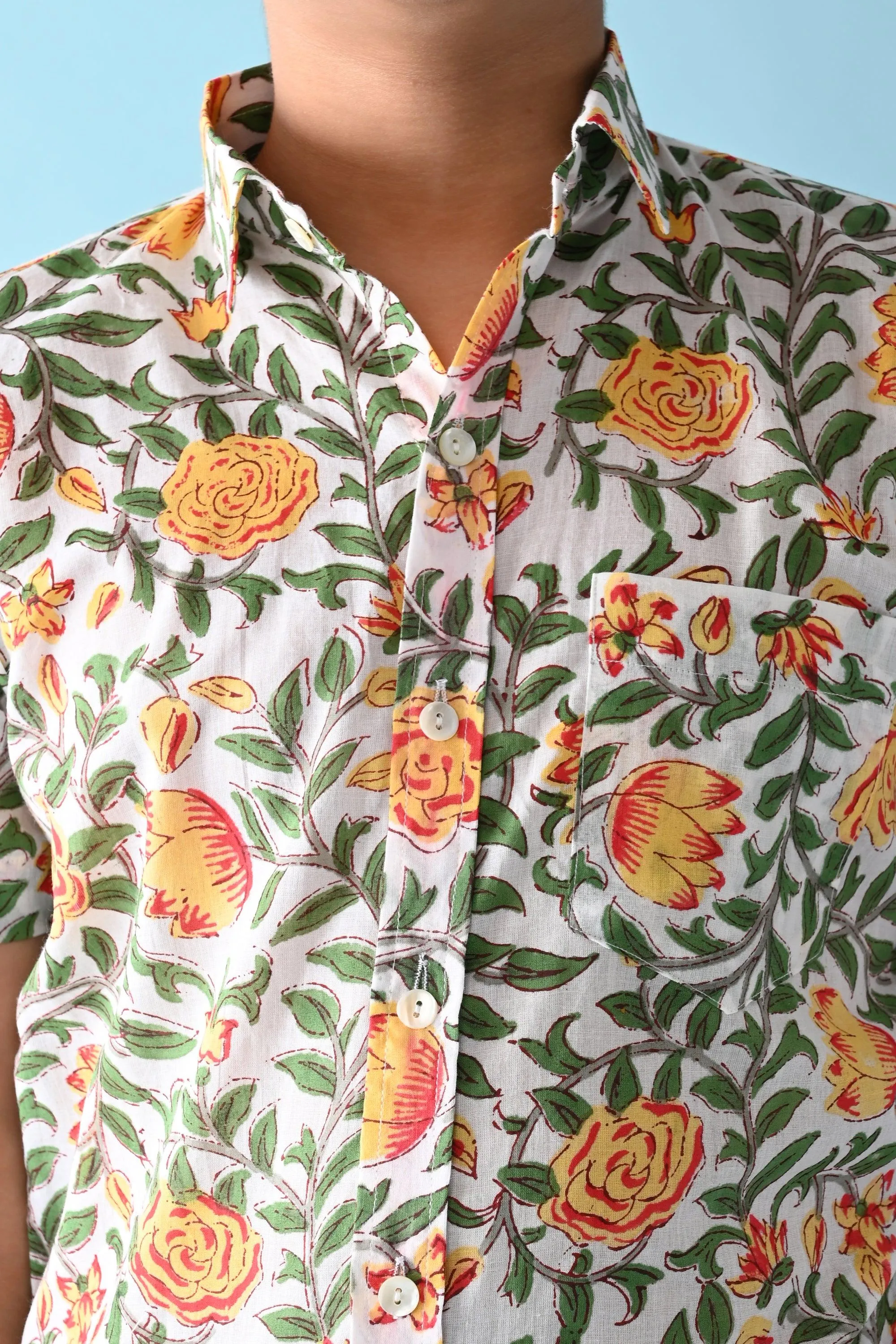 Yellow Cotton Shirt